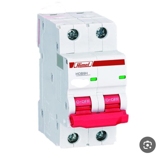 قاطع تيار 63 امبير ثنائي هيميل