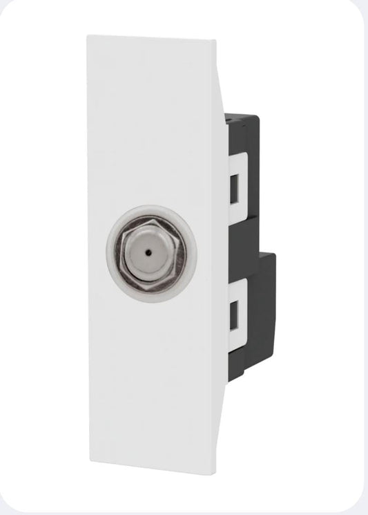White piano shower socket
