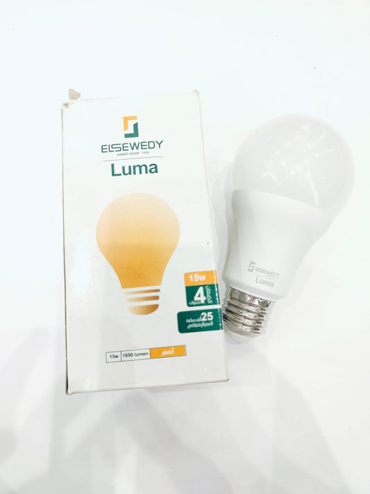 15W light bulb, warm white light, Swedish made,